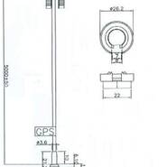 Antena CAP GPS wymiary