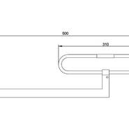 Antena dipolowa OV400.1_wymiary