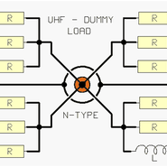 Schemat anteny Dummyload dla RipEX