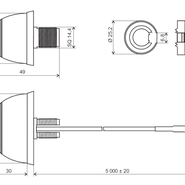 Antena CAP - wymiary